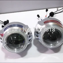 3.0HQL 4300 K 6000 K 8000 K H7 HB3 9006 9005 H4 H1 с холодным катодом(CCFL двойной глаза ангела фары HID линзы фары проектор 3,0 ''дюйма