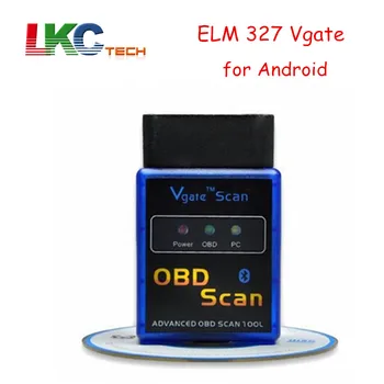 

20pcs/lot MINI ELM 327 Bluetooth Vgate ELM327 OBD Scan OBD2 / OBDII ELM 327 V2.1 Code Reader Scanner Tool DHL Free