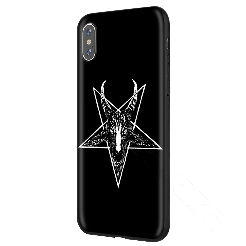 Чехол Lavaza Pentagram 666 Demonic Satanic для iPhone 11 Pro XS Max XR X 8 7 6 6S Plus 5 5S se - Цвет: 7