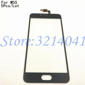 

5Pcs/Lot 100% Tested High Quality 5.2 inches For MEIZU M5S M5 S M612Q M612M Touch Screen Digitizer Sensor Outer Glass Lens Panel