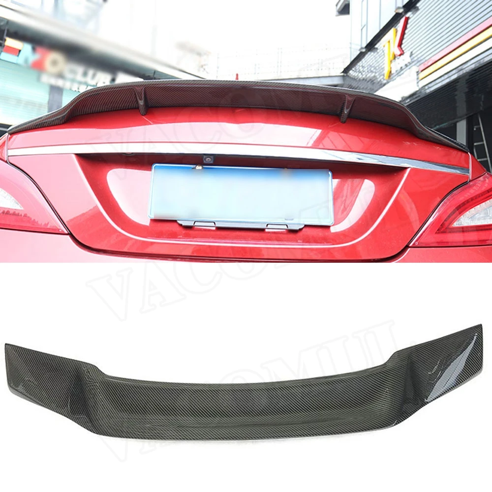 Задний спойлер из углеродного волокна для Mercedes Benz CLS Class W218 CLS300 CLS350 CLS500 CLS550 CLS63 Sedan