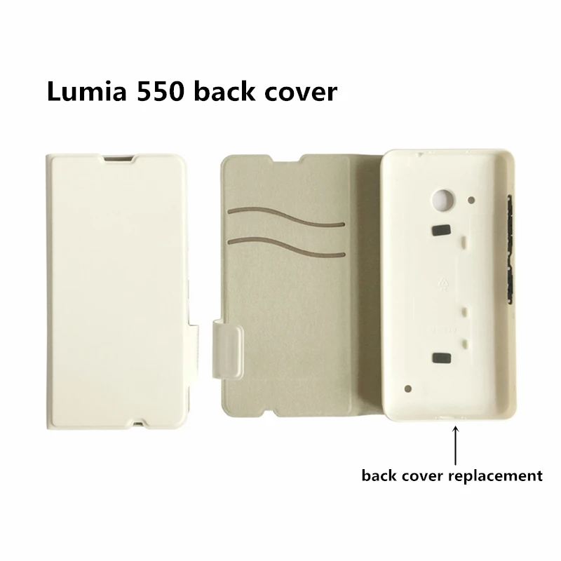 Оригинальный флип-чехол MOZO для Microsoft lumia 550 складной чехол из искусственной кожи