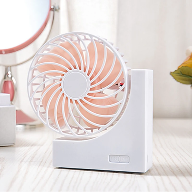 Portátil mini lechón USB ventilador recargable ventilador con Vane ABS eléctrico litio pedestal ventilador derecho cuchillas