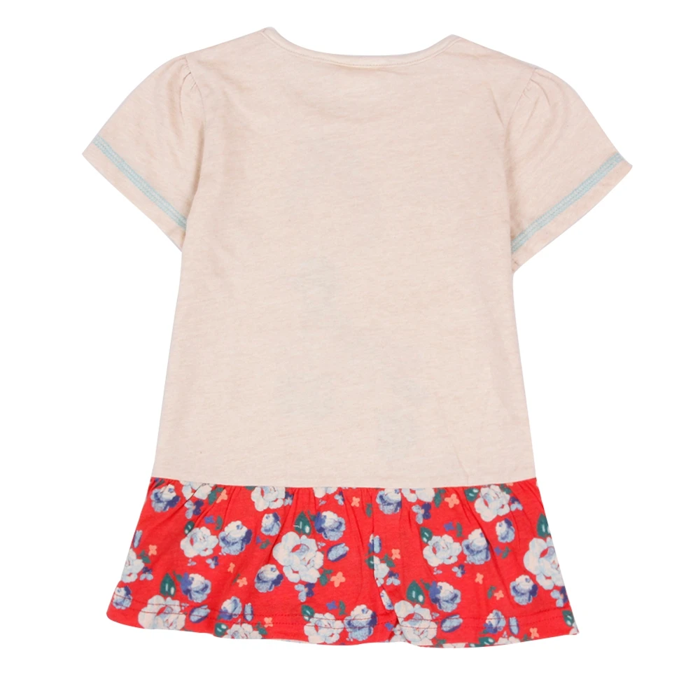 Girls Kids Baby Short Sleeve Dress Summer New Printed Round Neck Cotton Short Sleeve Dress for Kids Wearing Tutu Dress H6952K