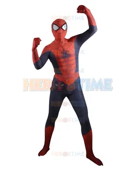 

New Ultimate Spiderman Costume 3D Pattern Fullbody Spandex Superhero Spiderman Cosplay Zentai Suit Hot Sale Free Shipping