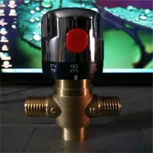 Shower Faucets Brass Thermostatic mixing valve Bathroom Faucet Temperature Mixer Control Thermostatic Valve Home Improve Shower Faucets Brass Thermostatic mixing valve Bathroom Faucet Temperature Mixer Control Thermostatic Valve Home Improve