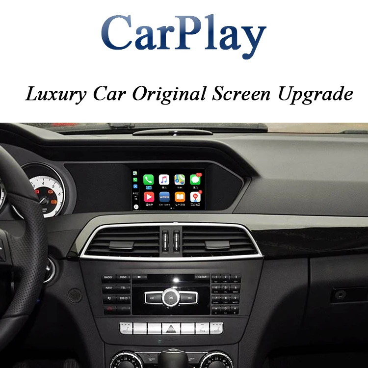 Clearance 2011-2014 Class A B C E ML GLK SLK GL Comand NTG4.5 CarPlay for Mercedes-Benz Support Android Auto Google Map CarPlay 1