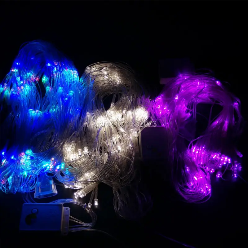 LED light string outdoor net lights LED garland wedding - colorful