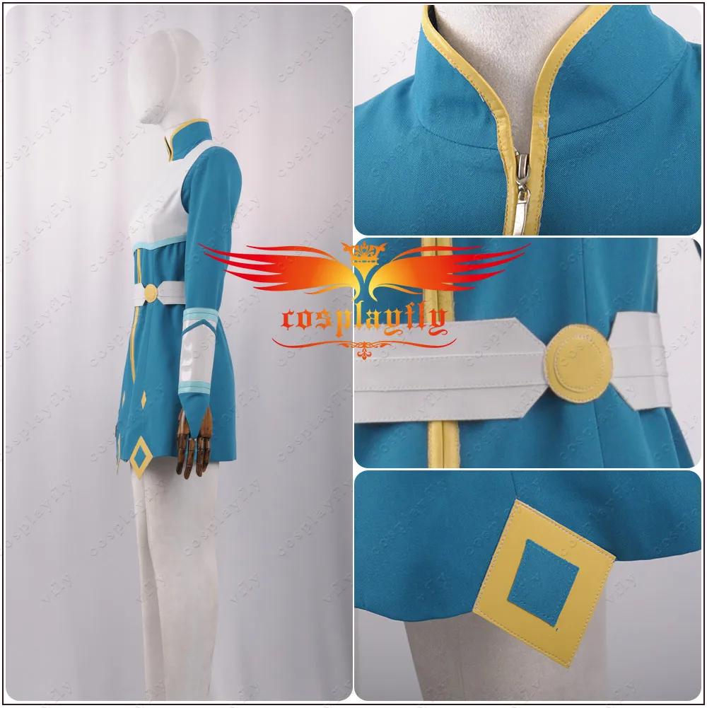 Sword Art Online Alicization YUNA Girls Cosplay Costume Top+Belt+Stockings+Cloak