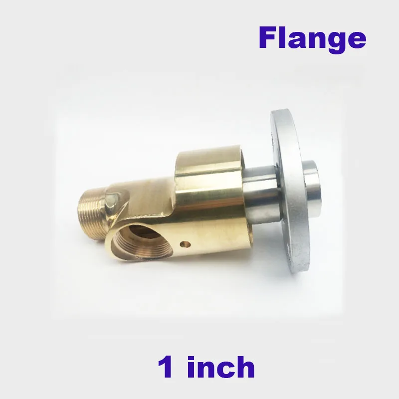 

Two-way Left/Right-hand thread rotary joint cooling water system rotating connector flange HS-GF 1 inch-3/8 brass swivel fitting