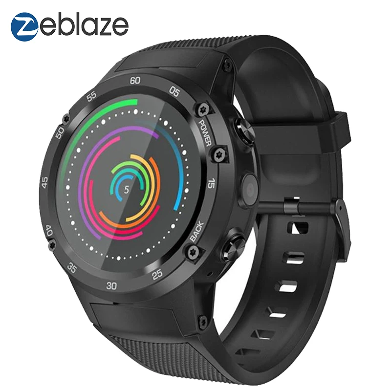 

Zeblaze THOR 4 Flagship 4G LTE GPS SmartWatch Android 7.0 MTK6737 Quad Core 1GB+16GB 5.0MP 580mAh 4G/3G/2G Data Call Watch Men