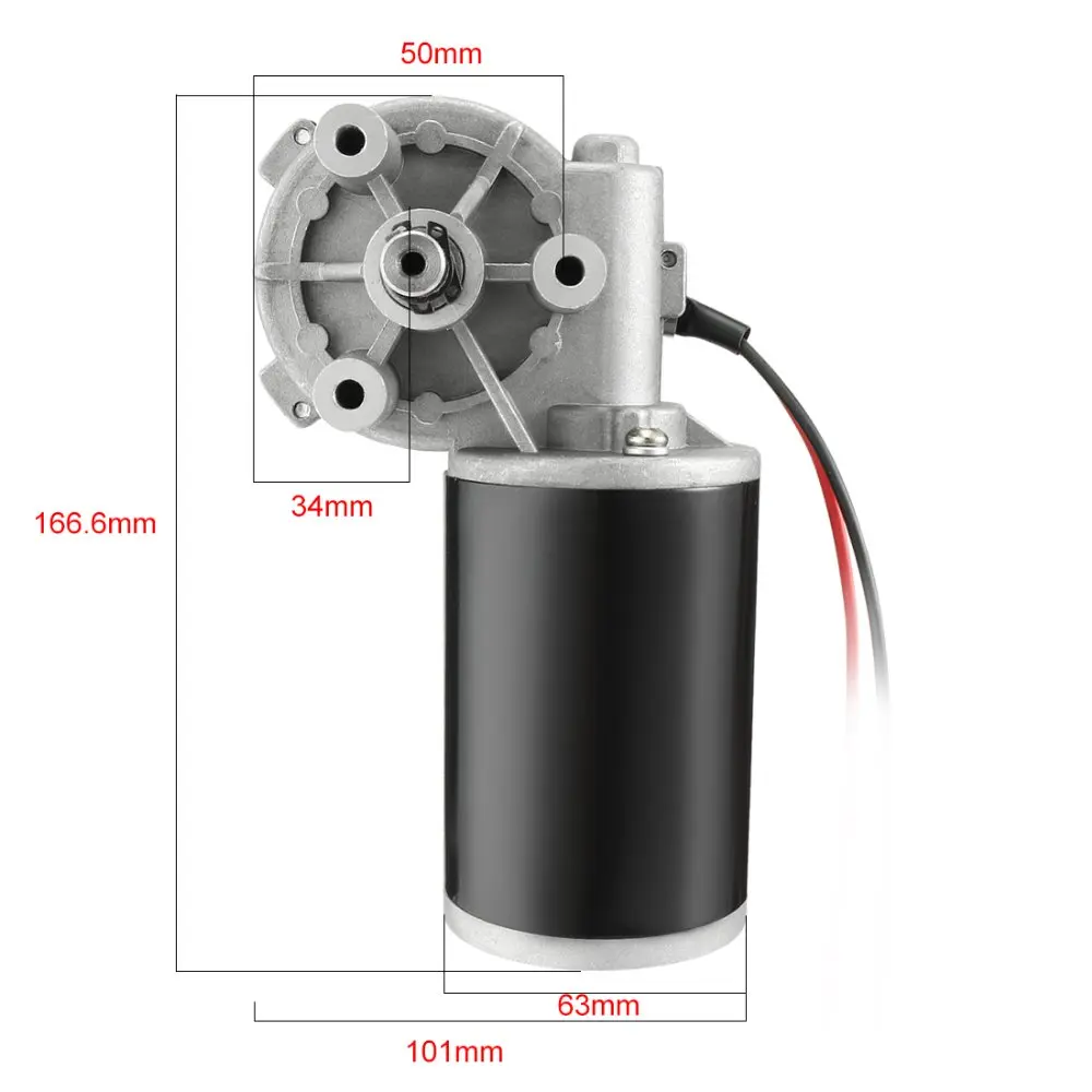 UXCELL JCF63R DC 220V 80W High Torque Reversible Electric Gear Motor 400RPM High Quantity Hot Sale UXCELL JCF63R DC 220V 80W High Torque Reversible Electric Gear Motor 400RPM High Quantity Hot Sale