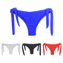 Sexy Swimwear Cheeky Brazilian Thong Bikini Bottom Women Swimsuit Bottoms Panties Biquini Swim