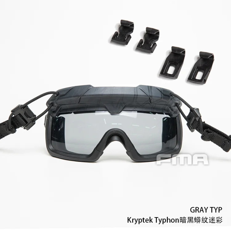 Tactical Helmet Safety Goggles GRAY Tactical riot goggles FOR all ARC guides with OPS-CORE specs Helmet - Цвет: TYP