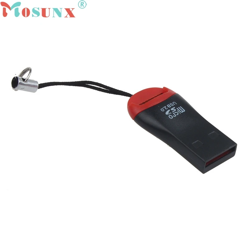 Ecosin2 1X новый высокоскоростной USB 2 0 Мини Micro SD T-Flash TF M2 считыватель карт памяти