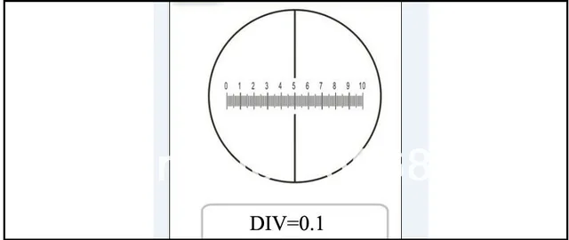 0.1mm Stage micrometer microscope slide calibration object