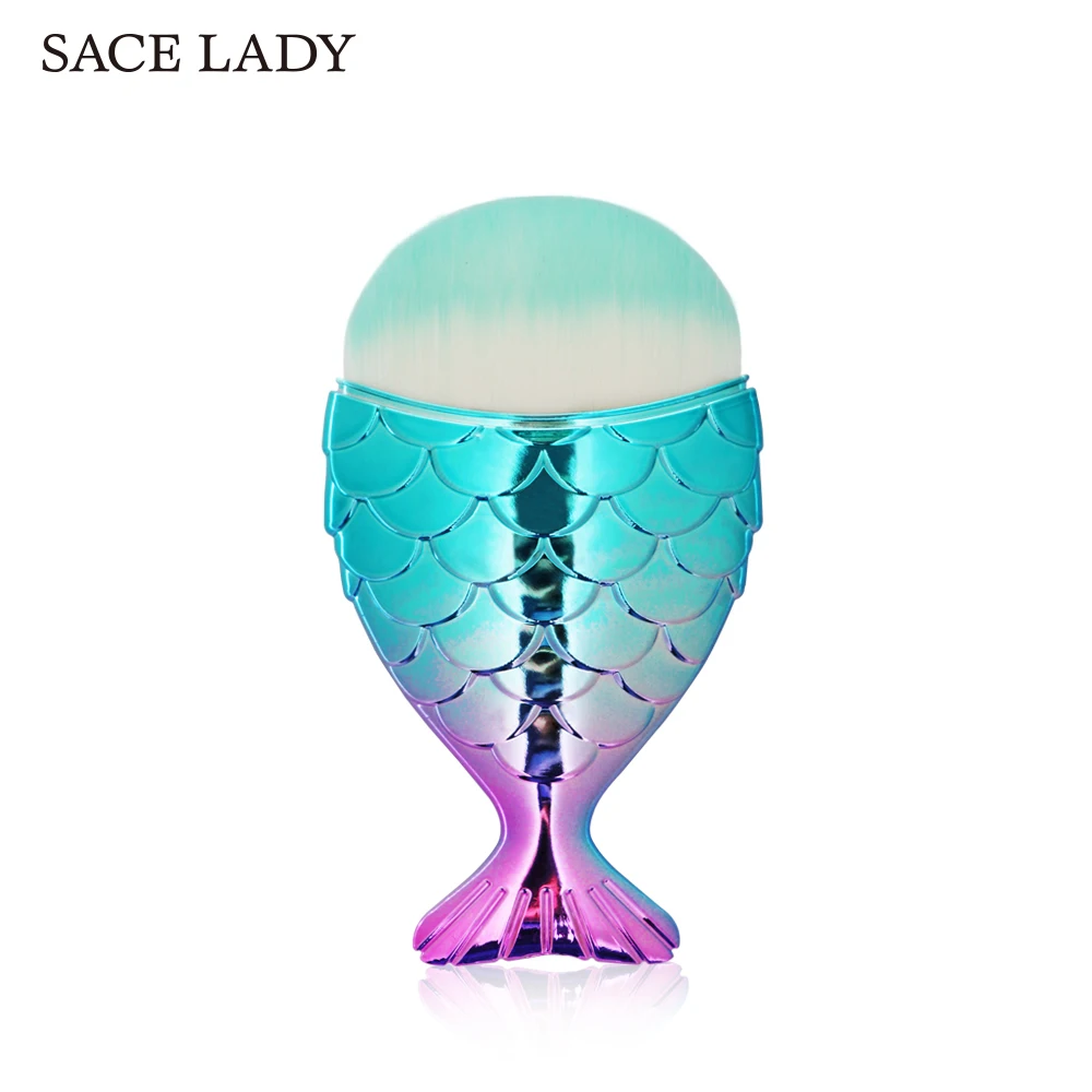 SACE LADY макияж кисти в форме рыбы 2017 Горячая продажа Профессиональный основа BB крем