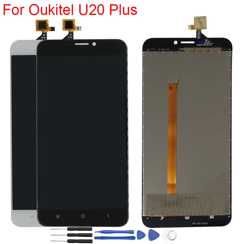

Original U20 Plus LCD For Oukitel U20 Plus Display LCD Touch Screen Digitizer Assembly Replacement Display Screen Parts