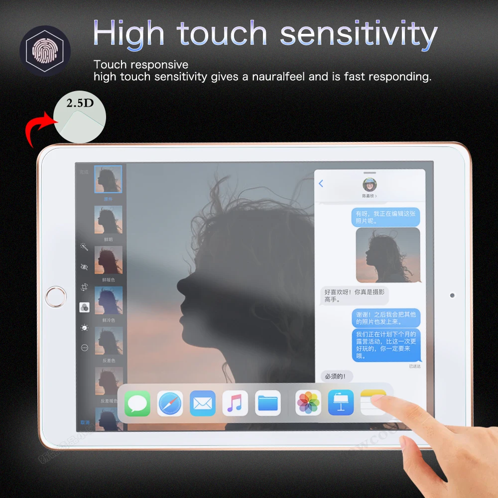 Закаленное Стекло Экран Защитная крышка для iPad Pro 9,7 11 10,5 12,9 воздуха Air2 мини на возраст 2, 3, 4, 5, планшет пленка для нового iPad 9,7