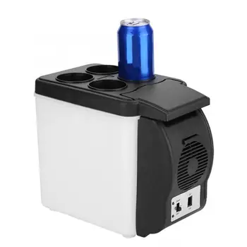 

New Arrive Mini Refrigerator 12V 6L Car Refrigerator Mini Multi-Functional Food Drinks Warmer Cooler Fridge for Car Kitchen