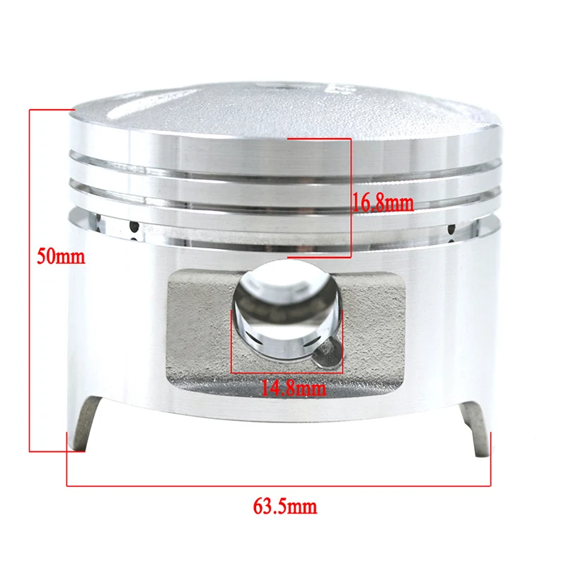 

For Steed400 KWO KWO400 BROS400 VLS400 VLX400 VRX400 NV400 NC25E NC26 NC34 Motorcycle 64 64.25 64.50 mm Piston & Piston Rings