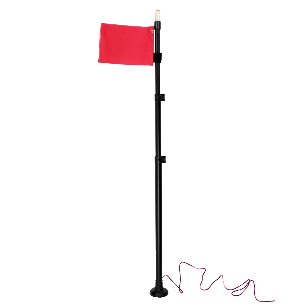 Kopen Perfeclan Kajak Kano Boot Veiligheid Vlag Pole Licht Combo Voor Night Water Reizen Sport Roeien Opblaasbare Boot Rubberboot Jacht