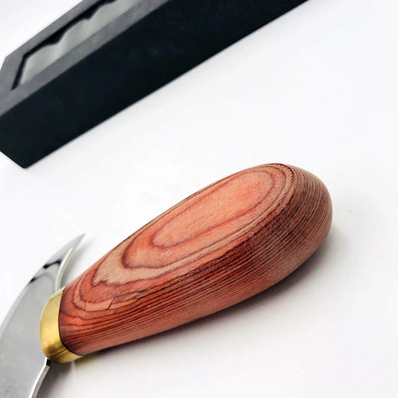 Супер Sharp для резки кожи Ножи Нержавеющая сталь с супер толстый 26 мм красного