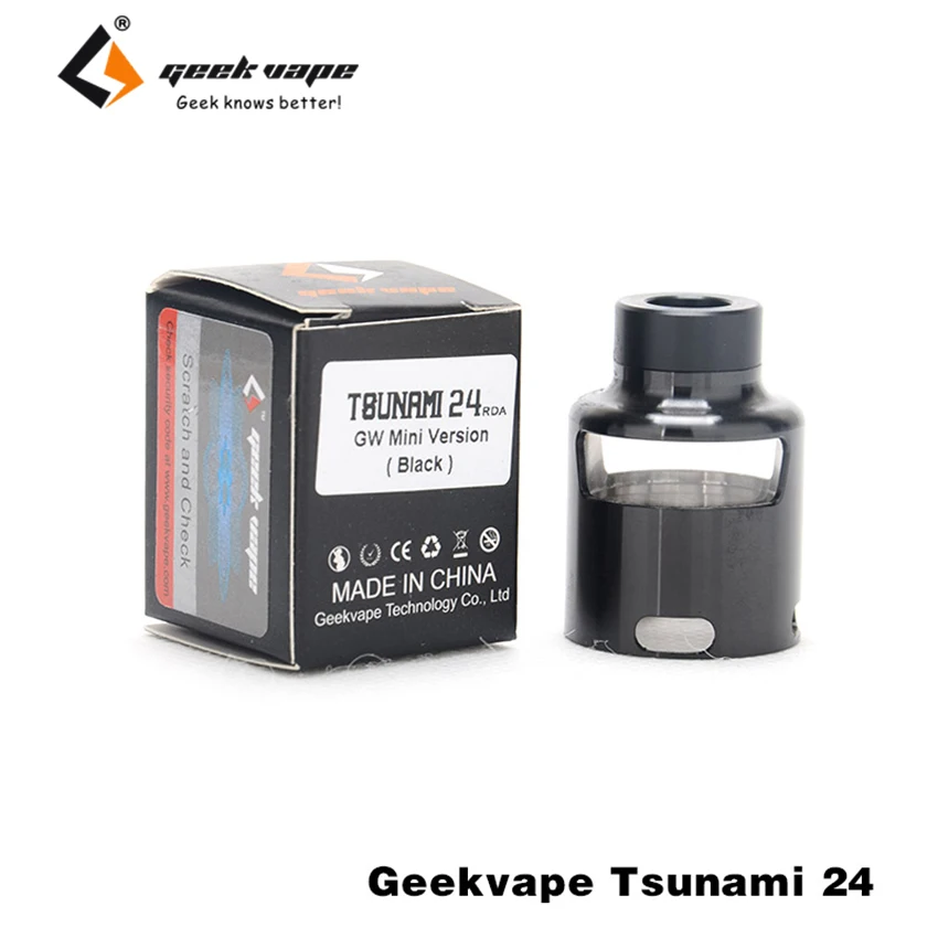 100% оригинал Geekvape цунами стеклянная верхняя крышка Мини версия верх окна для 22 RDA 24