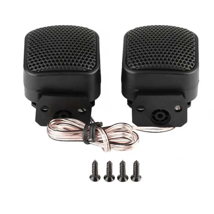 2pcs Car Small Square Speaker car audio speaker Loud Audio Music Tweeter Loudspeaker 500W Power