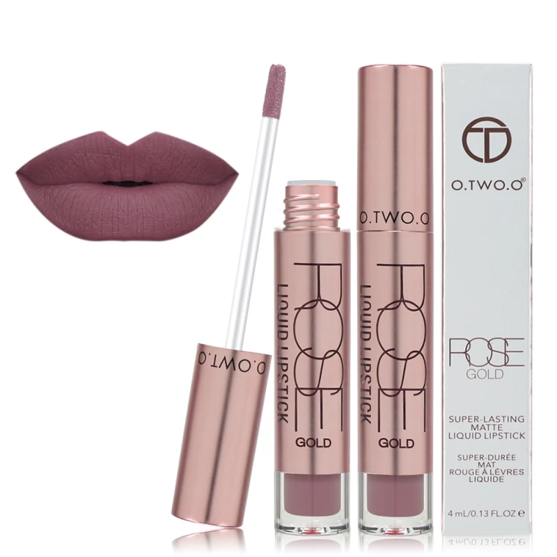 O.TWO.O Matte Liquid Lipstick Ultra Nourishing Gloss Lipstick Makeup