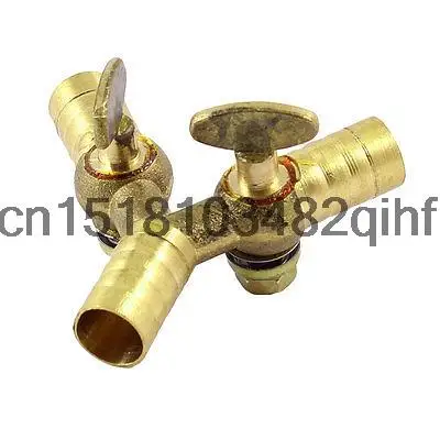 8.6 мм Внутренний Диаметр Трехходовой Двойной Выход Y Форма Газовый Вентиль Латунный