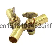 8.6 мм Внутренний Диаметр Трехходовой Двойной Выход Y Форма Газовый Вентиль Латунный