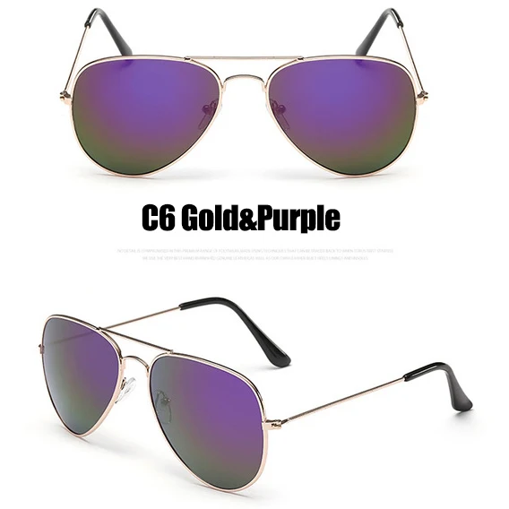 LeonLion, солнцезащитные очки пилота для женщин/мужчин, Лидирующий бренд, дизайнерские, роскошные солнцезащитные очки для женщин, Ретро стиль, для улицы, для вождения, Oculos De Sol - Цвет линз: C6 Gold Purple