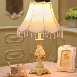 Европейский цветок смолаы Романтический смолы кружева Таблица Декор лампы подарок на свадьбу Юбилей Спальня ночники 80-265 В 1119