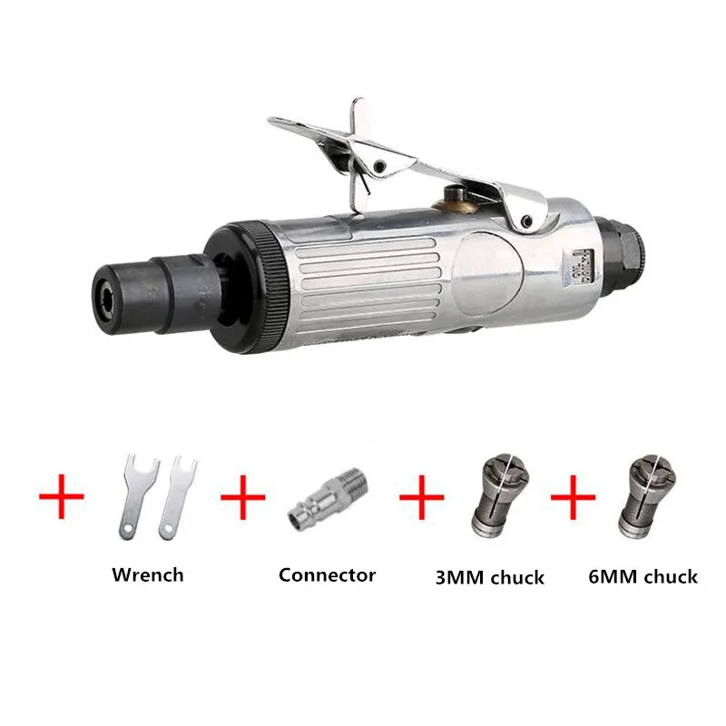 WG-201 Воздуха цанговая пневматическая шлифовальная машина ветрогенератор инструмент для ремонта шин 25000 об/мин 2.8CFM 90psi Y