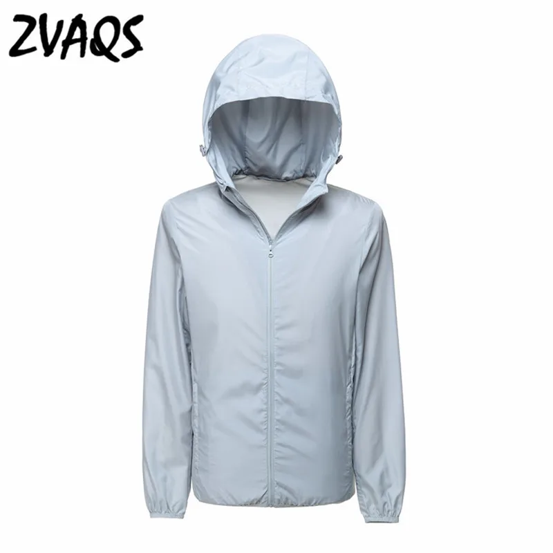 ZAVQS 2020 модная мужская Солнцезащитная куртка с капюшоном большого размера пальто