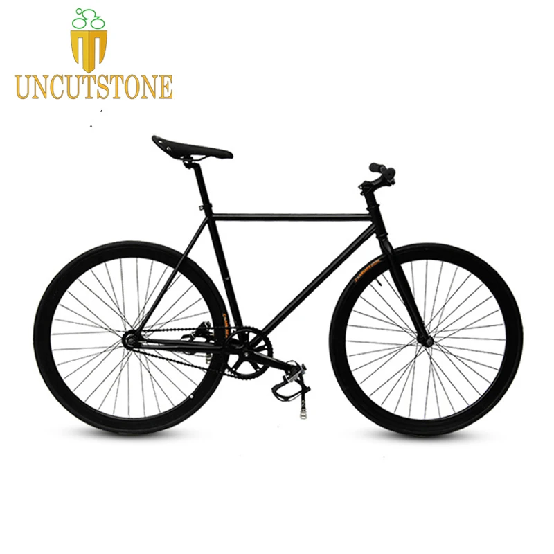fixie Bicycle Fixed gear bike 700C track bike 30mm Rim 52cm 48cm FRAME Road Bike with Front V brake