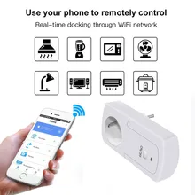 Портативное зарядное устройство WiFi Smart Plug/розетка с регулятор влажности воздуха таймер розетки Plug and play, легко работать 3