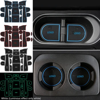 

Fit For SUBARU Forester 2013 To 2016 Latex Car Anti-Slip Non-Slip Mat for Phone Slip Mat Hot Sale Door Pad Cup Mat Car Styling
