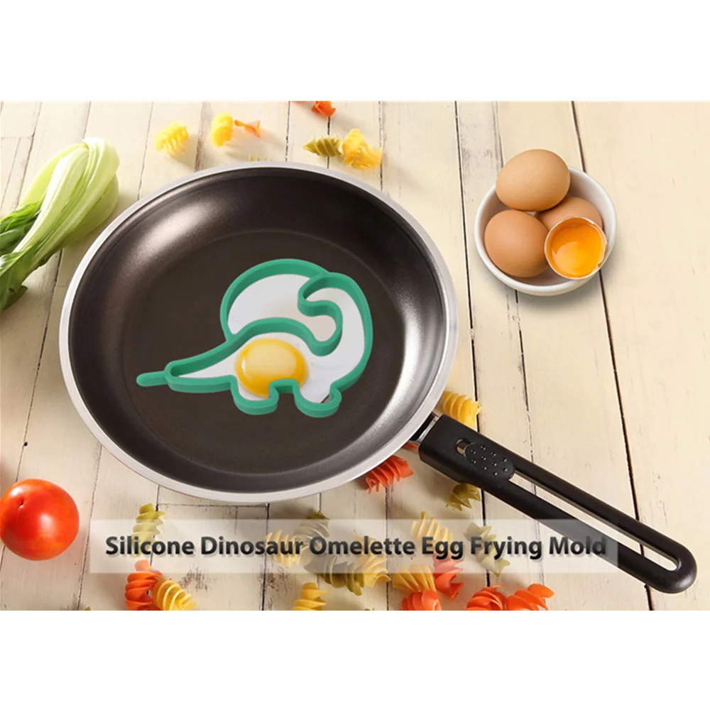 Dinosaur Omelette Egg Frying Pancake Cooking Mold Food Grade Silicone
