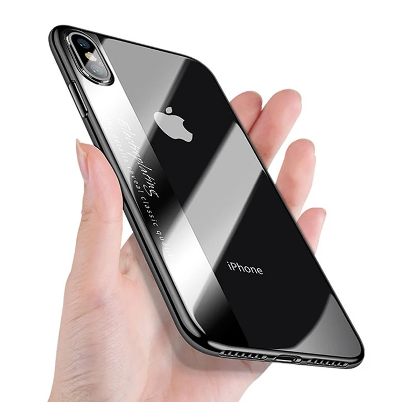 Роскошный lovecom Модный чехол для iPhone 11 Pro Max XR XS Max X 6 6S 7 8 Plus Мягкий ТПУ гальванический прозрачный чехол с буквами