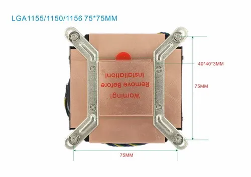 Hcipc 2P301-1 HCFB1 LGA2011 охлаждающий вентилятор и радиаторы, Процессор кулер, LGA2011/1155/1150/1156 Медь Процессор кулер, запасные части для серверов кулер