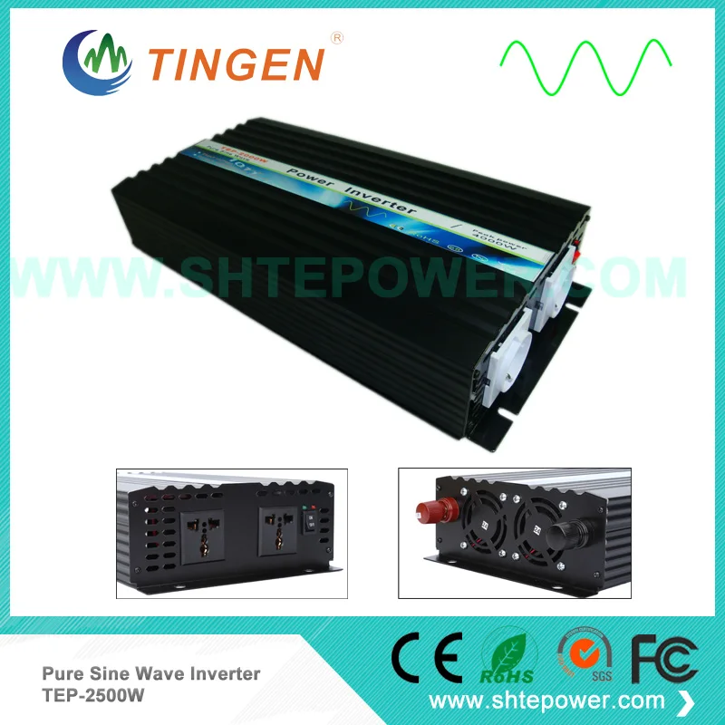 

TEP-2500W Off grid tie,Low Price High efficiency,2500W converter DC 24V/48V input AC output 110V/220V options Pure sine wave