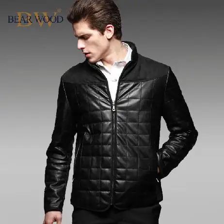 Black stand collar England 1 thicken warm short down-jacket men coat duck down jacket winter mens jackets and coats 2XL