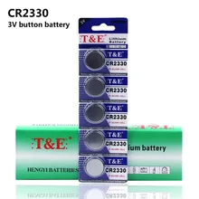 50 шт./10 упаковок CR2330 кнопочные батареи BR2330 ECR2330 литиевая батарея 3 в CR 2330 для часов Электронные игрушки дистанционного управления