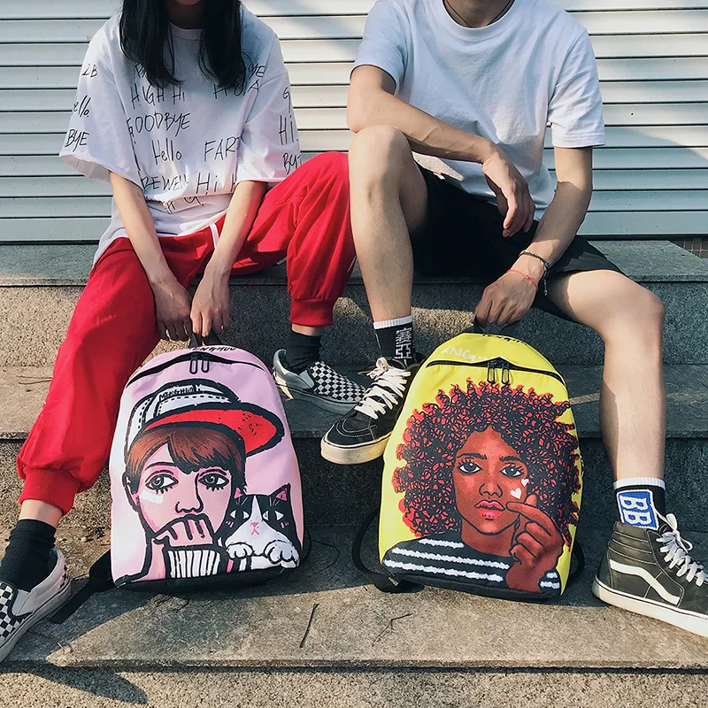 Menghuo 2018 New Fashion Women School Bag 3D Full Printing School Backpack Bag for Girls Women Backpack Men Travel Bags Mochilas (3)