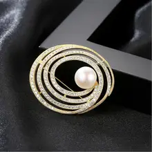 MeibaPJ Fashion Real Natural Pearl Spiral Shaped Brooch S925 Solid Silver Breastpin Fine Jewelry For women