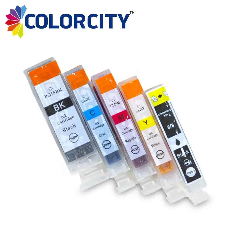 5 шт. PGI CLI 8 Картридж для canon PIXMA iP4200 iP4300 iP4500 iP5200 MP500 MP530 MP600 MP800 MX850|Чернильные