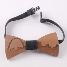 Дизайн, модный деревянный лук ручной работы, галстук-бабочка, галстук-бабочка, Мужской деревянный галстук-бабочка