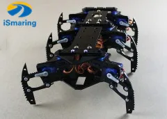 

Official iSmaring DIY Robot Spider Acrylic Hexapod Robot Model Kit RC Toy Teaching Model DIY Robot Spider Acrylic Hexapod Robot